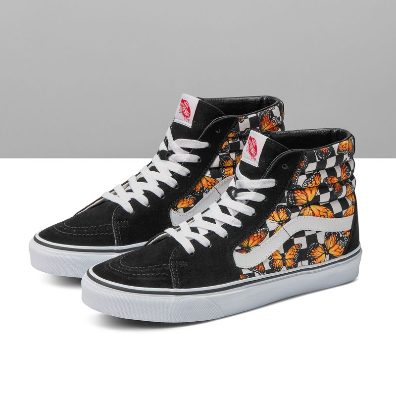 Customs Butterfly Checkerboard Sk8-Hi