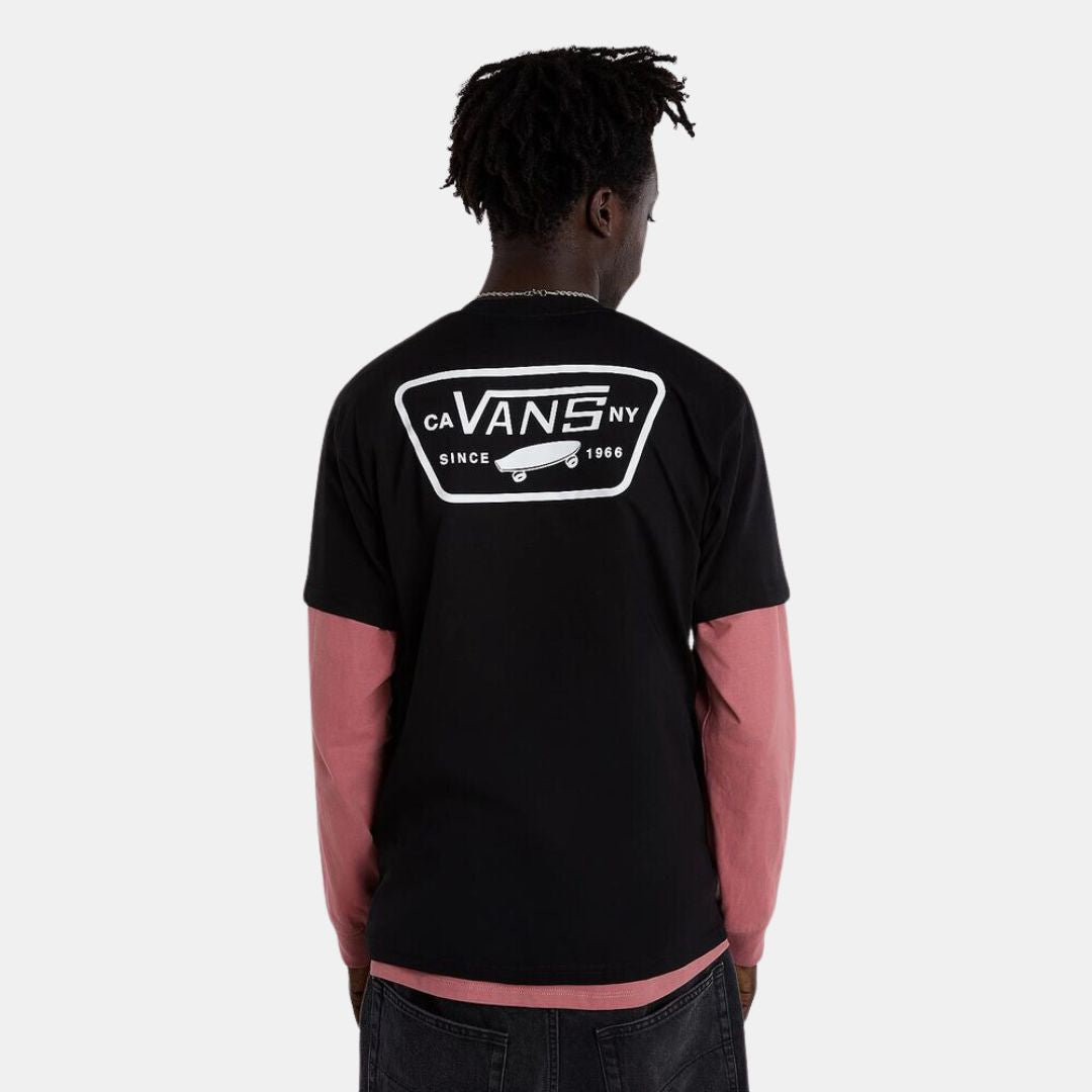 Vans Full Patch Back T-Shirt Black & White