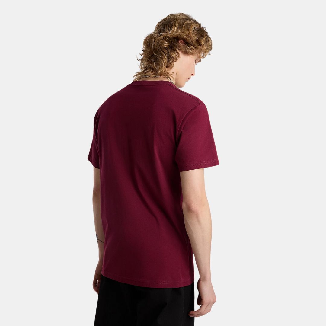 Vans Classic T-Shirt Burgundy White