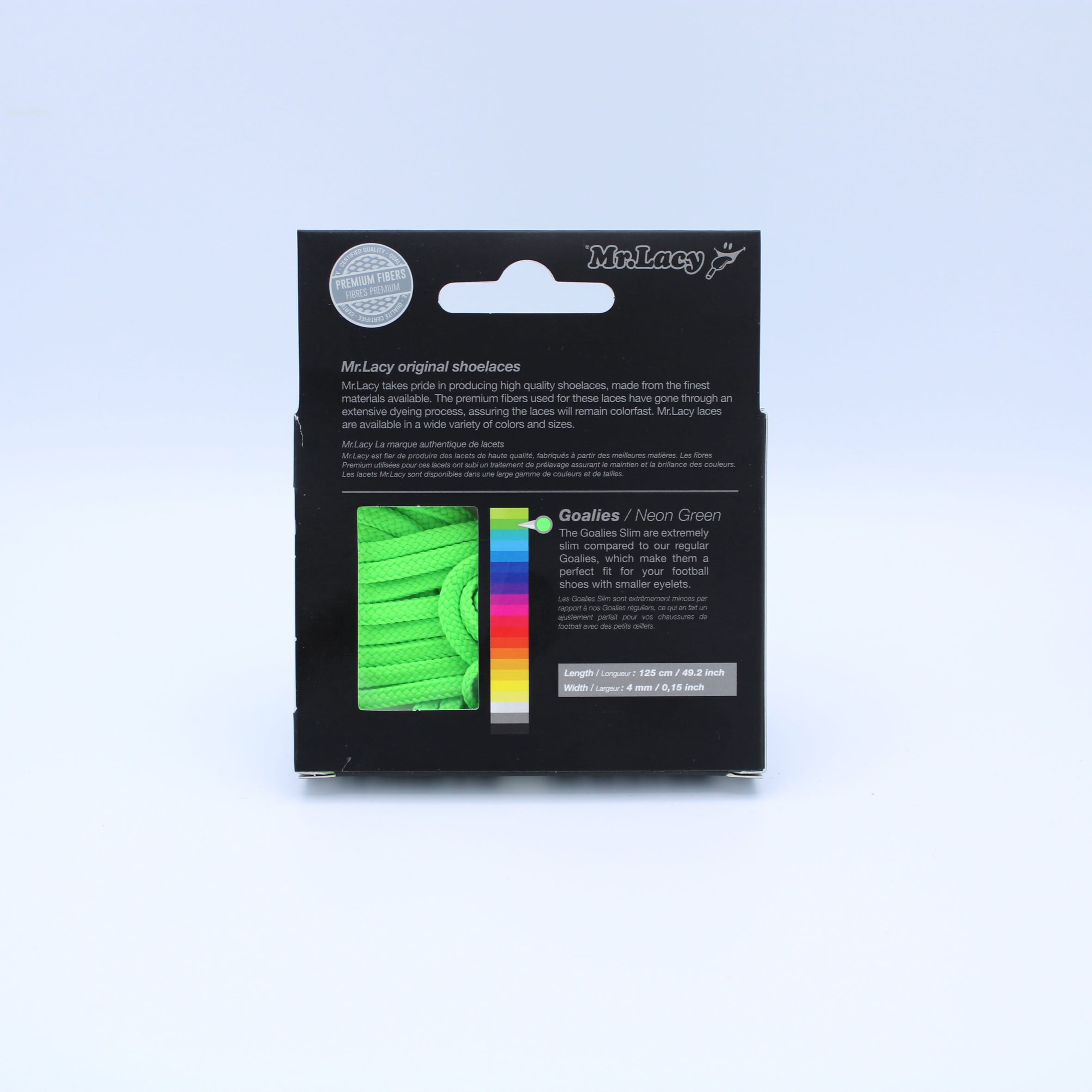 Goalies Football Boot Laces · Neon Green