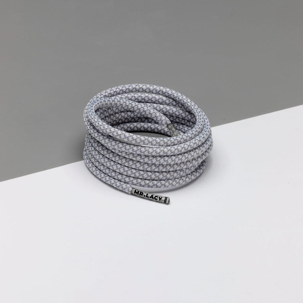Ropies Shoelaces · White/Grey