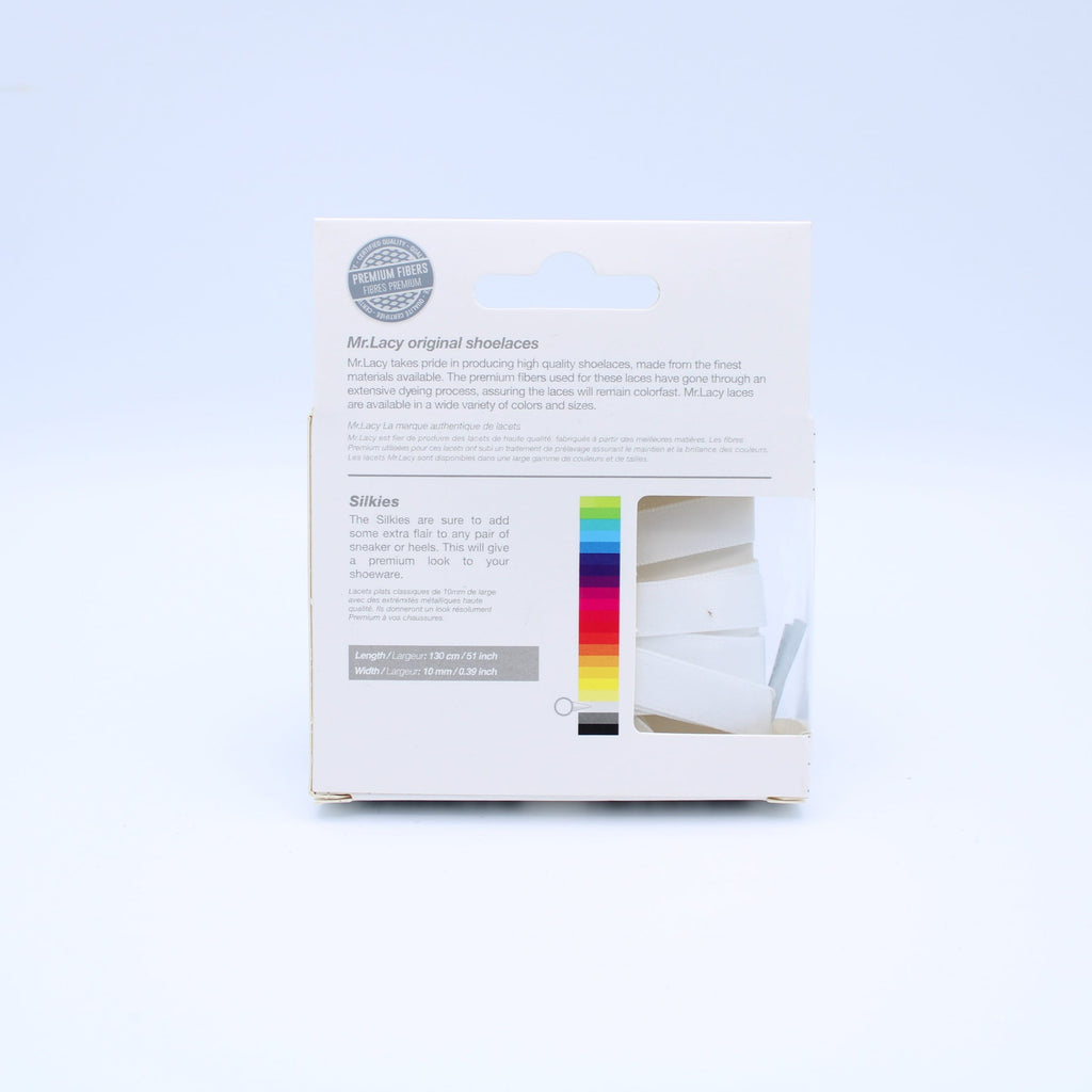 Silkies Shoelaces · White