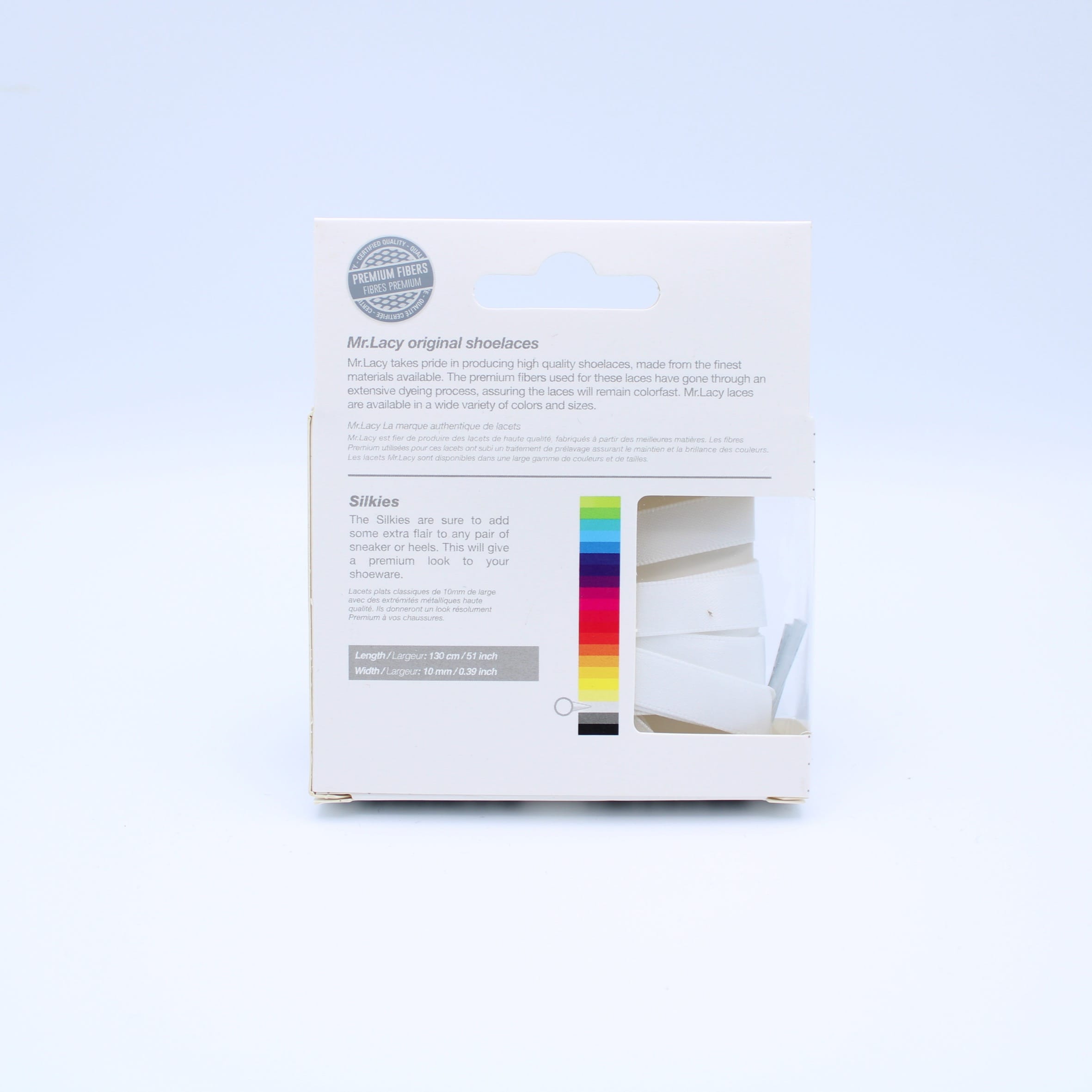 Silkies Shoelaces · White