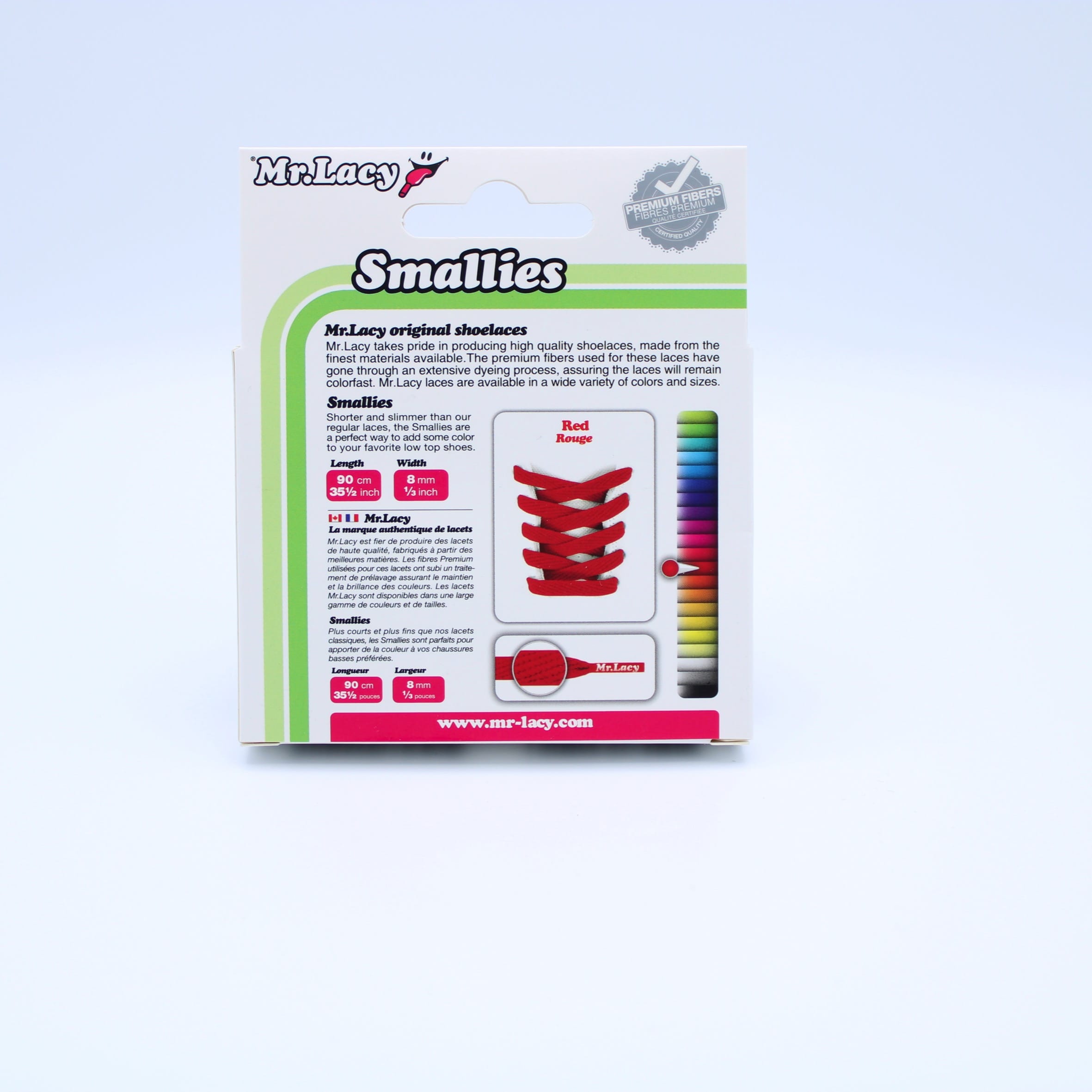 Smallies Shoelaces · Red