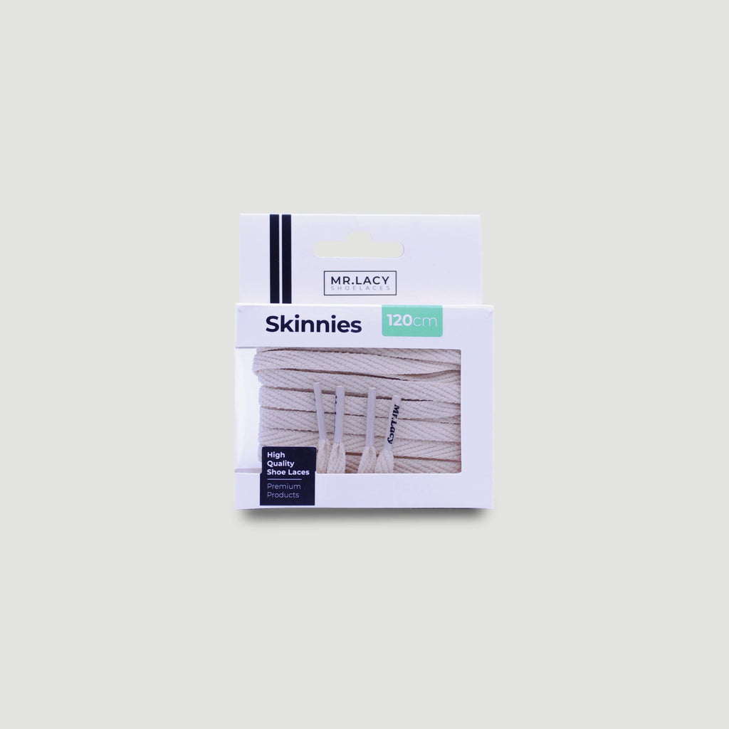 Skinnies Shoelaces · Cream