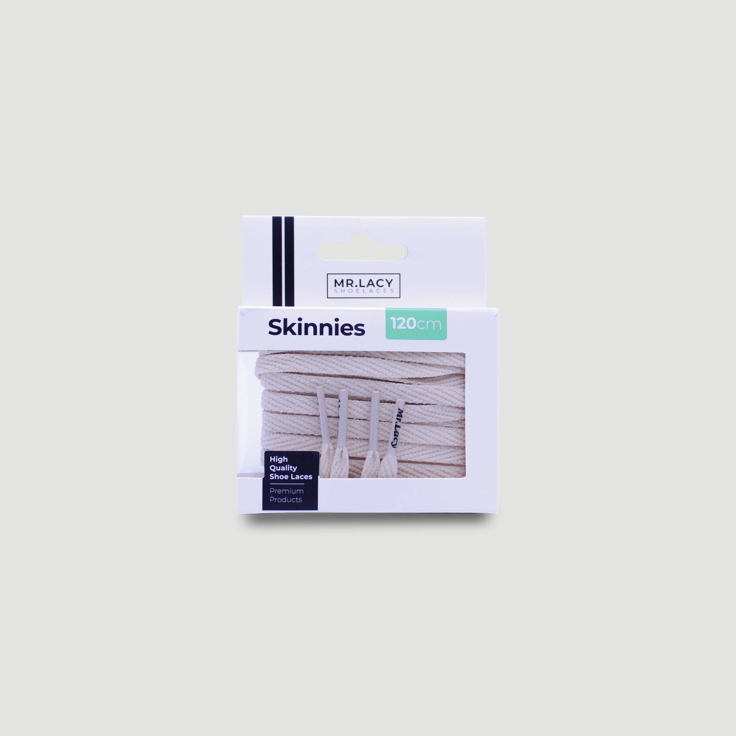 Skinnies Shoelaces · Cream